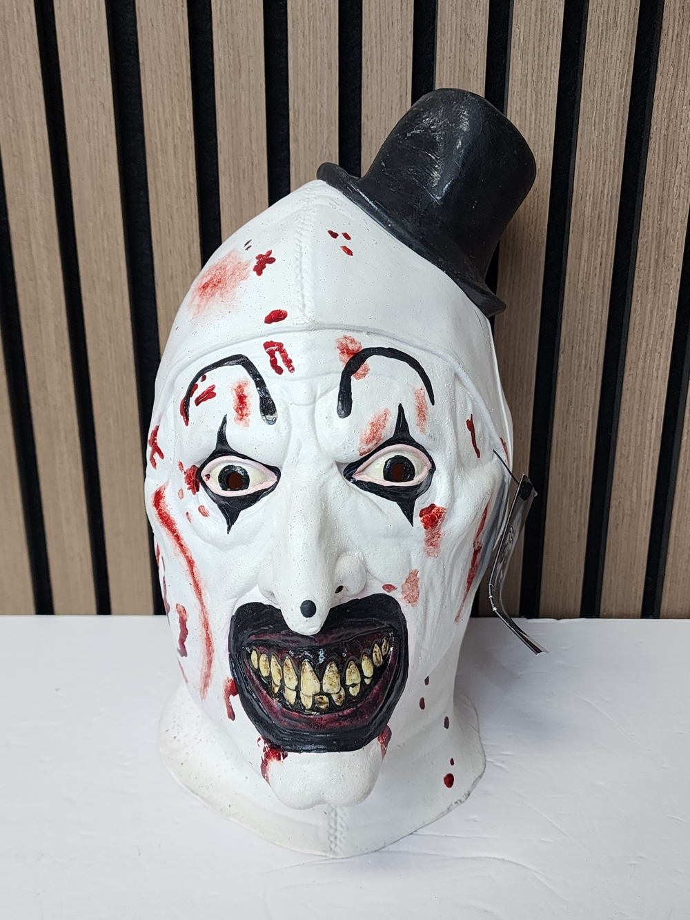 Terrifier Art The Clown LATEX Mask - Trick or Treat Studios With Tag